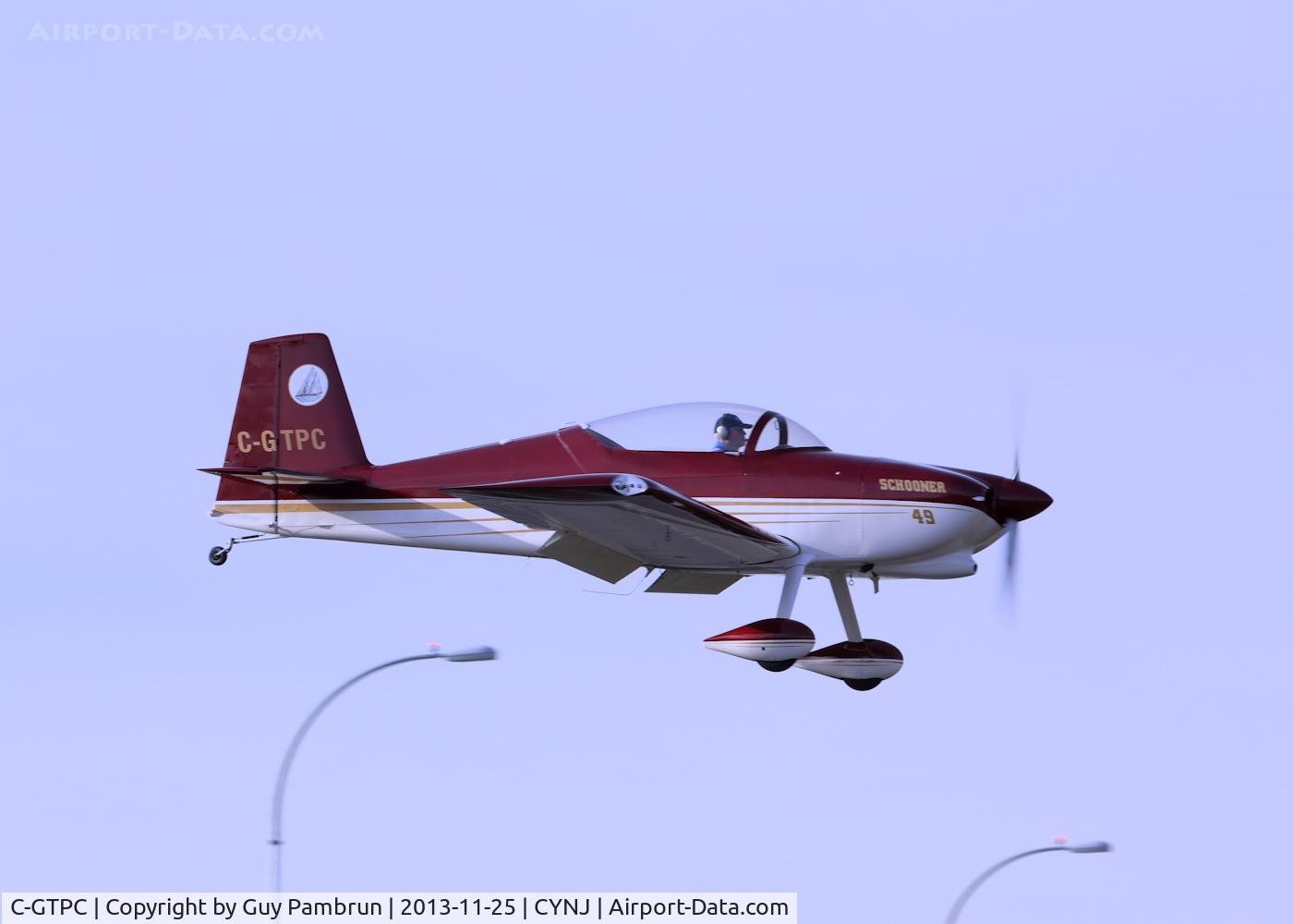 C-GTPC, 2008 Vans RV-8 C/N 82421, Landing