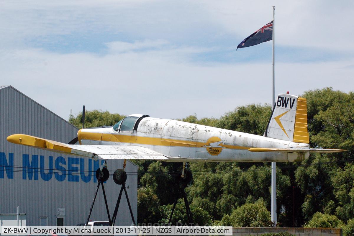 ZK-BWV, NZ Aerospace FU24-950 C/N 72, At Gisborne