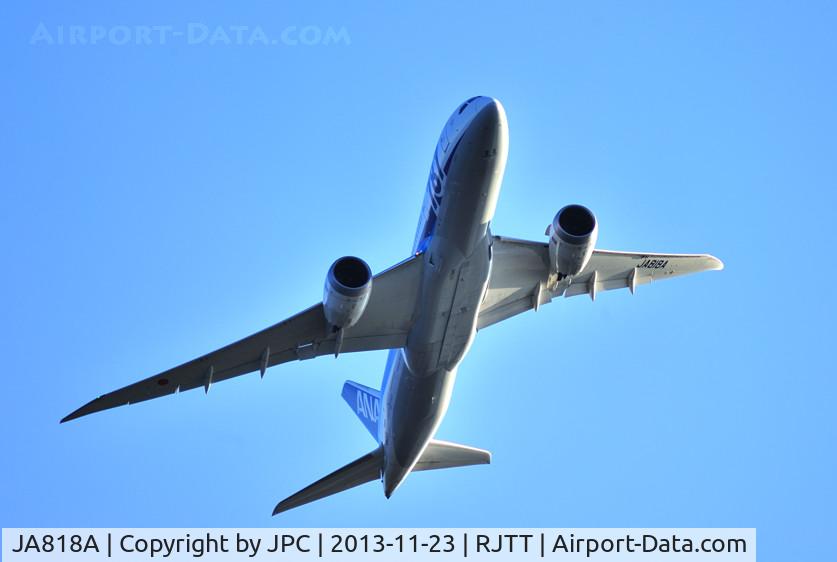 JA818A, 2012 Boeing 787-8 Dreamliner C/N 42243, Boeing 787 New Wing front