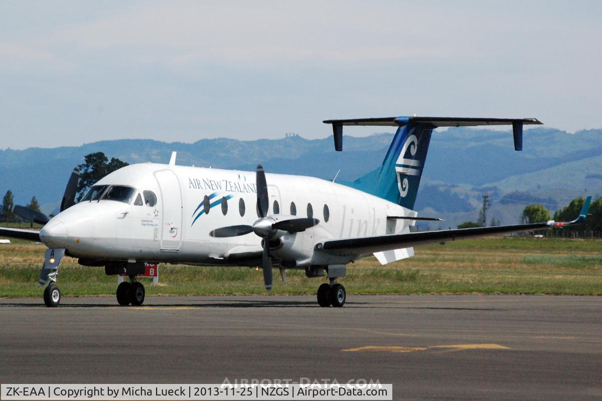 ZK-EAA, 2001 Raytheon Aircraft Company 1900D C/N UE-424, At Gisborne