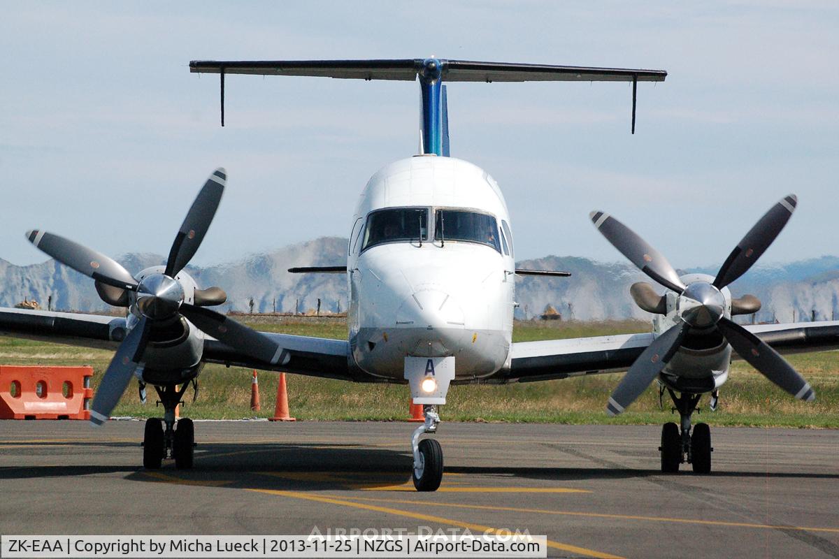 ZK-EAA, 2001 Raytheon Aircraft Company 1900D C/N UE-424, At Gisborne
