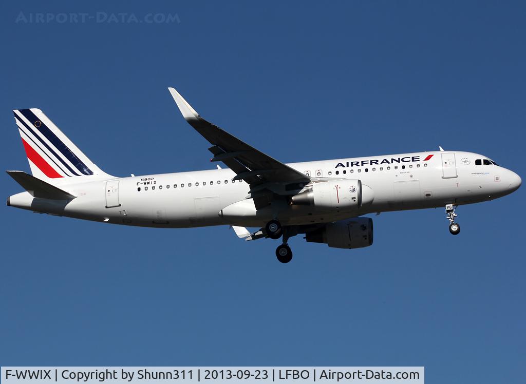 F-WWIX, 2013 Airbus A320-214 C/N 5802, C/n 5802 - To be F-HEPG