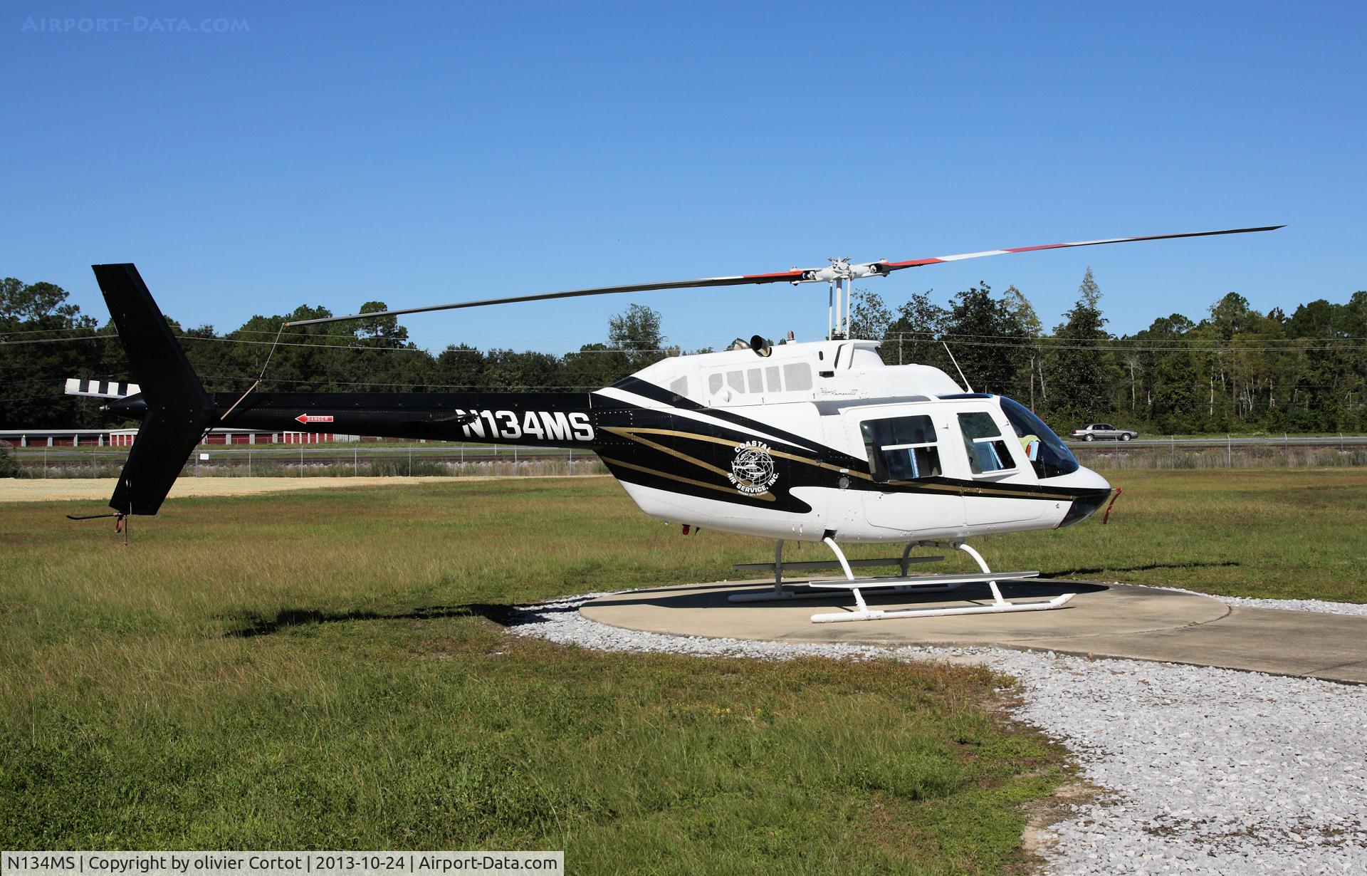 N134MS, 1992 Bell 206B JetRanger III C/N 2226, North of Panama city, FL