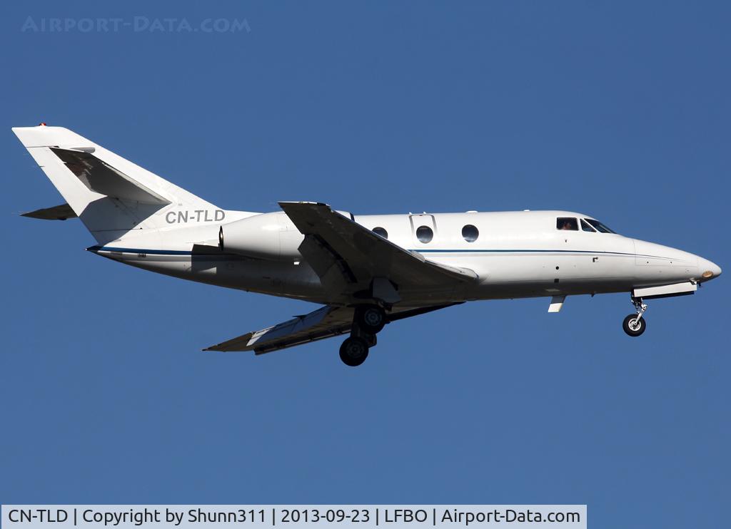 CN-TLD, 1978 Dassault Falcon 10 C/N 120, Landing rwy 14R