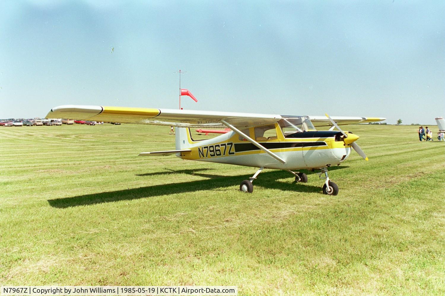 N7967Z, 1963 Cessna 150C C/N 15060067, Canton, IL Fly-in breakfast, 1985.