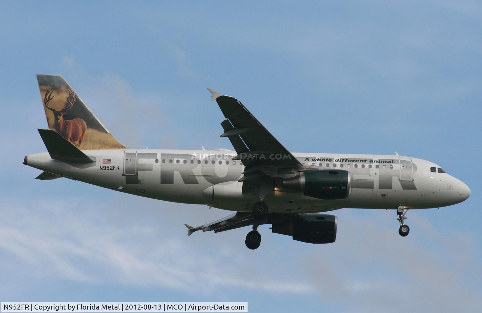 N952FR, 2010 Airbus A319-112 C/N 4204, 