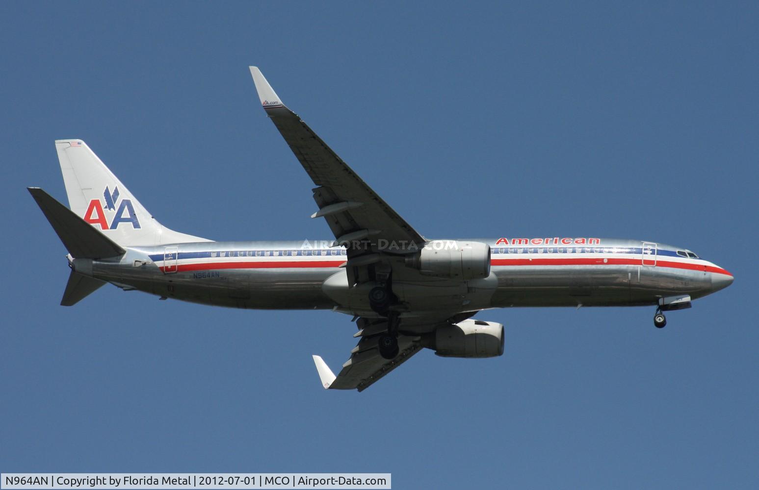 N964AN, 2001 Boeing 737-823 C/N 30093, American 737-800