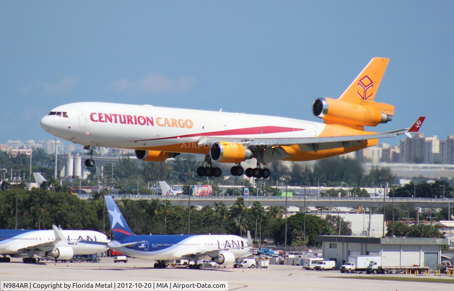 N984AR, 1992 McDonnell Douglas MD-11F C/N 48429, Centurion MD-11