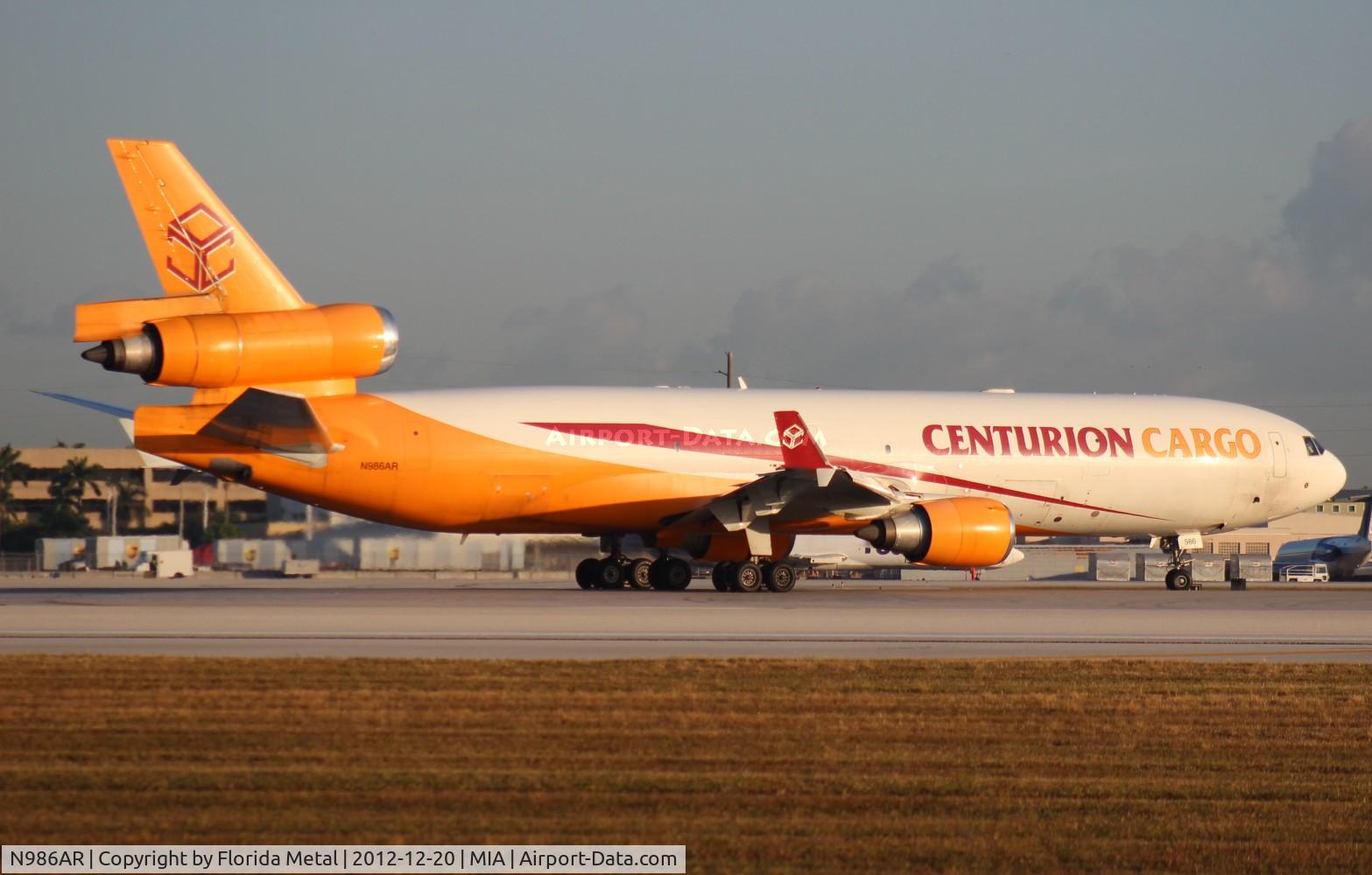 N986AR, 1991 McDonnell Douglas MD-11F C/N 48426, Centurion MD-11F