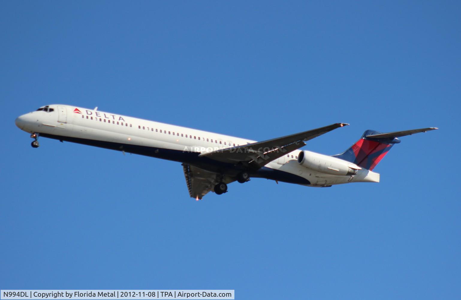 N994DL, 1991 McDonnell Douglas MD-88 C/N 53346, Delta MD-88