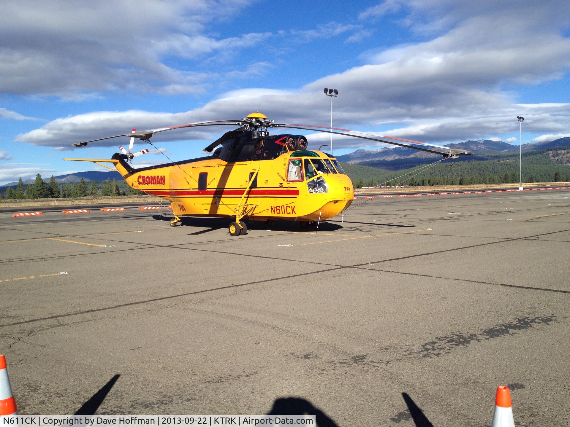 N611CK, 1961 Sikorsky SH-3H Sea King C/N 148966, Overnight stay