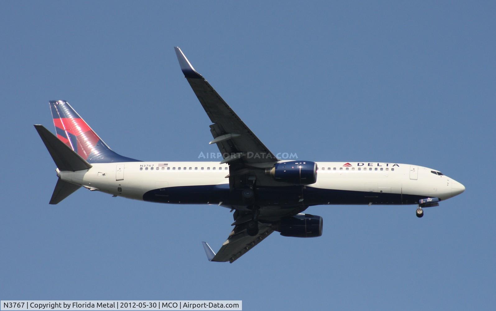 N3767, 2001 Boeing 737-832 C/N 30821, Delta 737-800