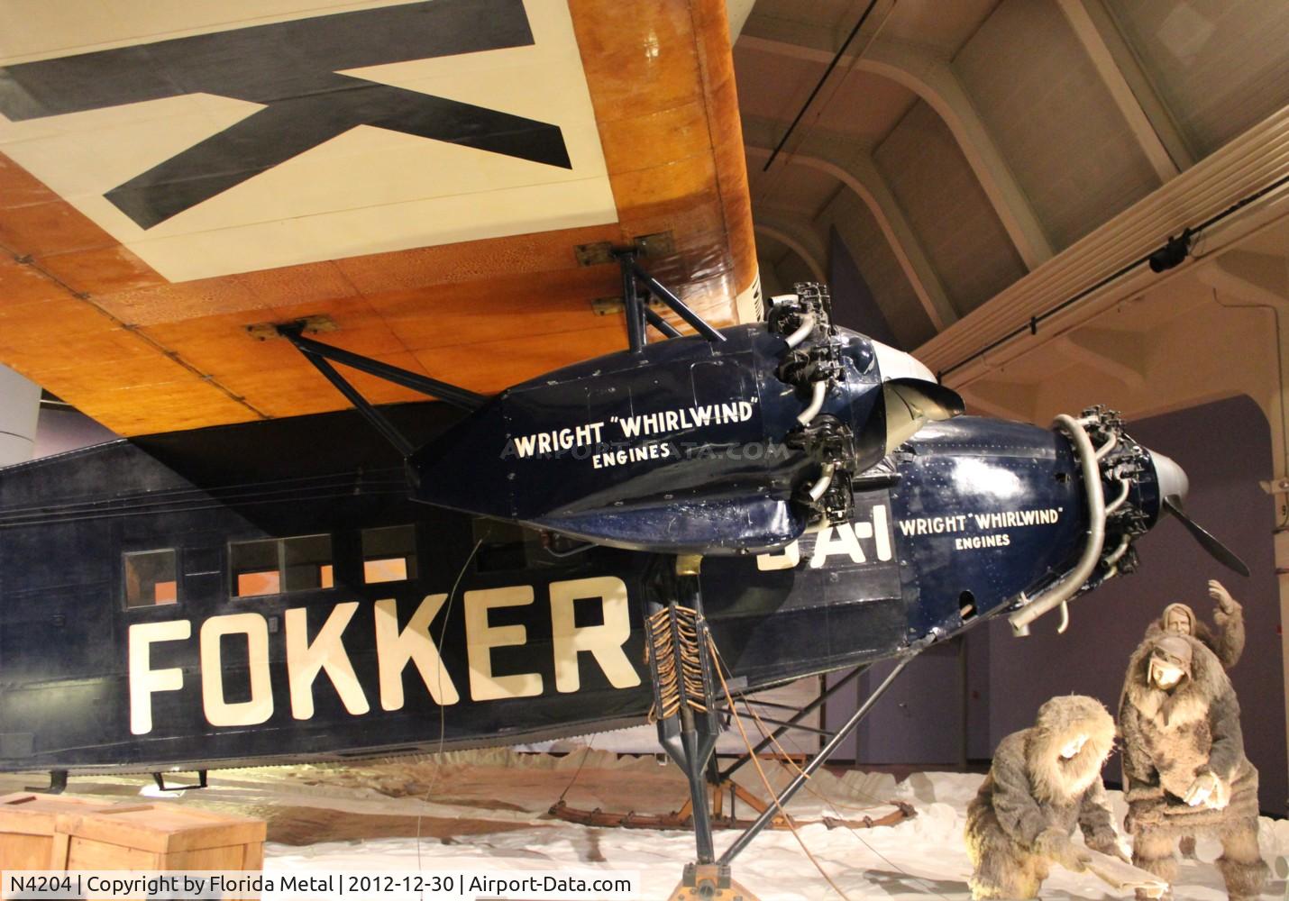 N4204, Fokker F-VII (TRI-MOTOR) C/N 5208, Fokker F-VII at Henry Ford Museum Dearborn MI