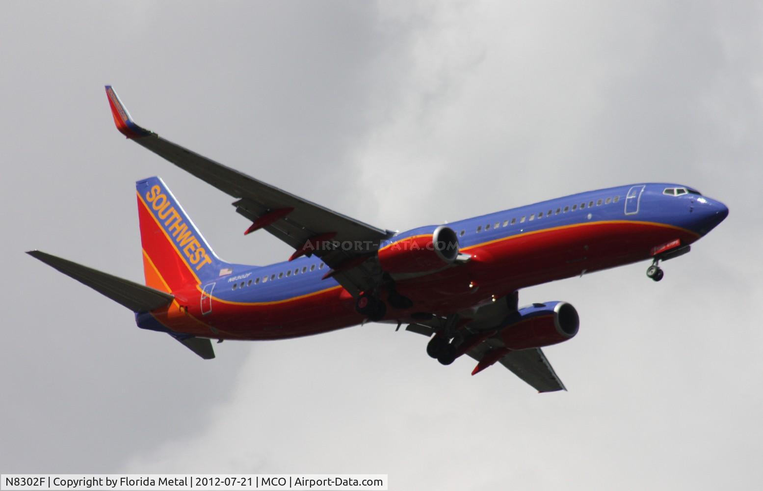 N8302F, 2012 Boeing 737-8H4 C/N 36680, Southwest 737-800