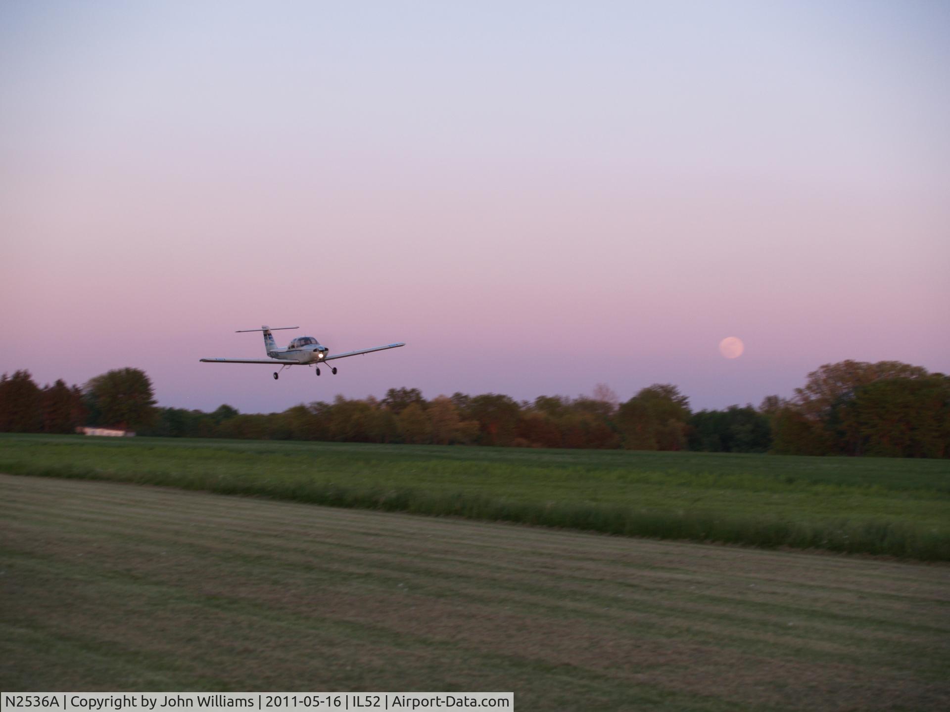 N2536A, 1978 Piper PA-38-112 Tomahawk Tomahawk C/N 38-78A0739, Spring evening, 2011.