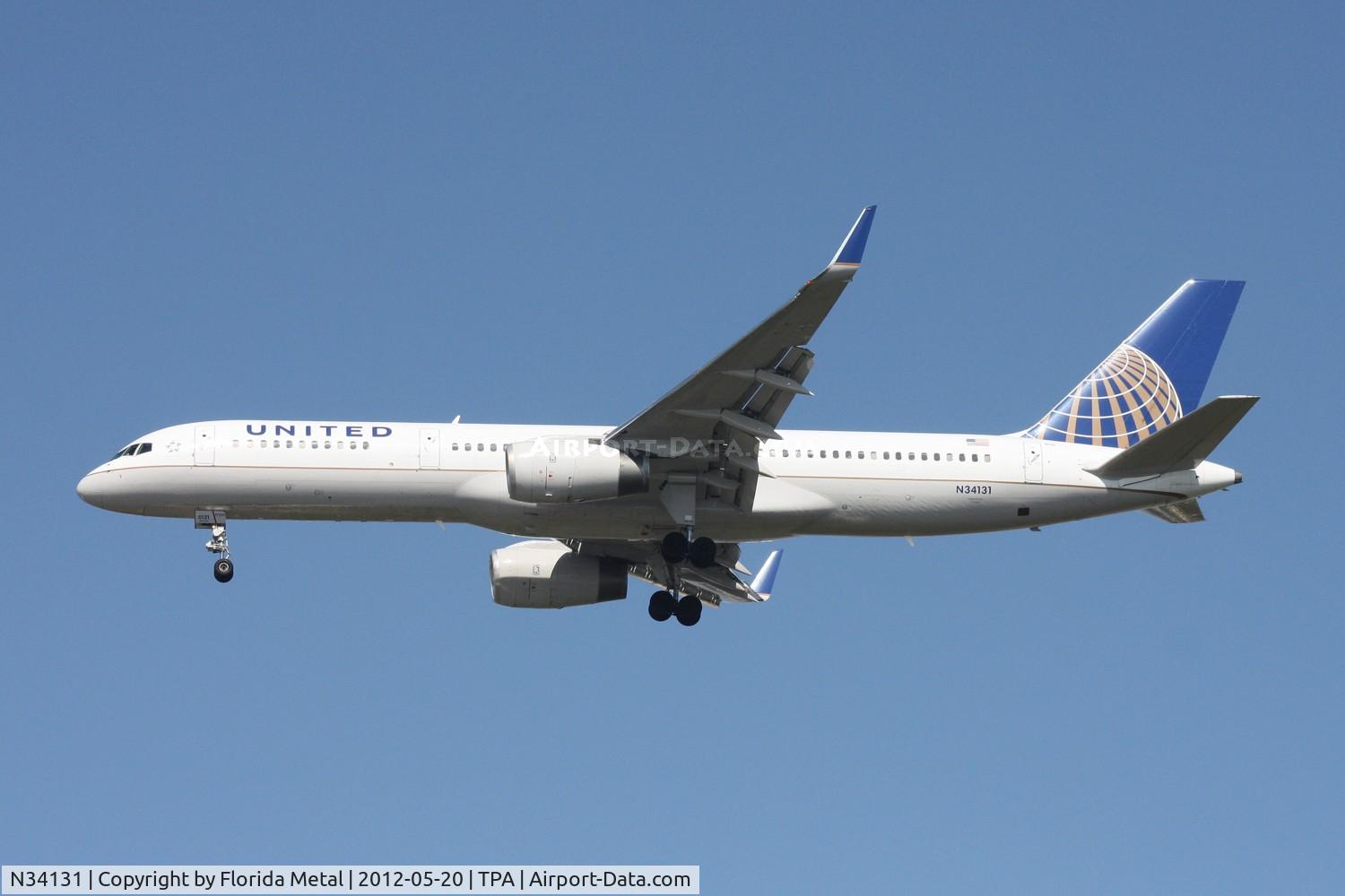 N34131, 1998 Boeing 757-224 C/N 28971, United 757-200