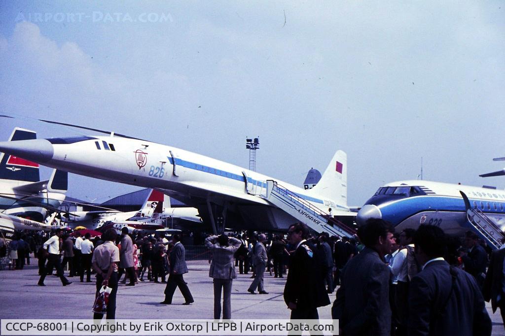 CCCP-68001, 1968 Tupolev Tu-144 C/N 00 00, CCCP-68001 at the 1971 Paris Air Show