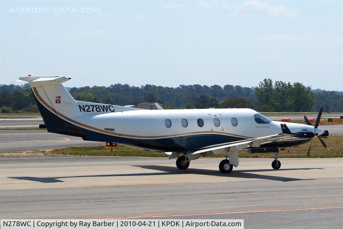 N278WC, 1999 Pilatus PC-12/45 C/N 278, Pilatus PC-12/45 [278] Atlanta-Dekalb Peachtree~N 21/04/2010