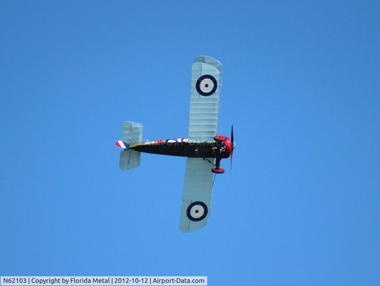 N62103, 1993 Sopwith F.1 Camel Replica C/N 001, Sopwith Camel F-1 over Daytona Beach