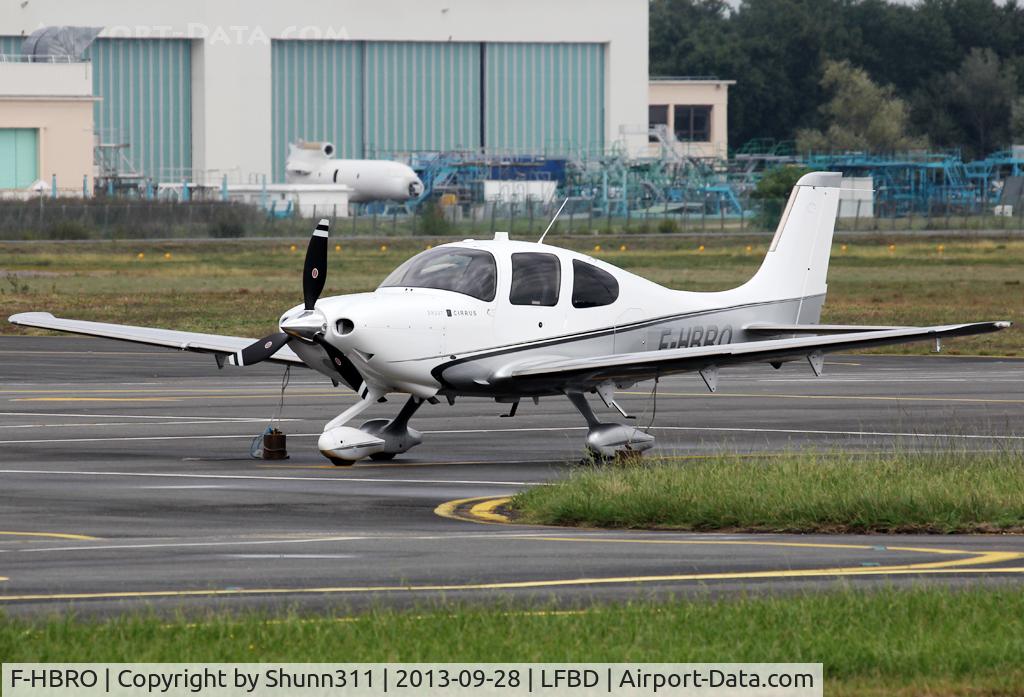 F-HBRO, 2010 Cirrus SR22T C/N 0038, Parked at the General Aviation area...