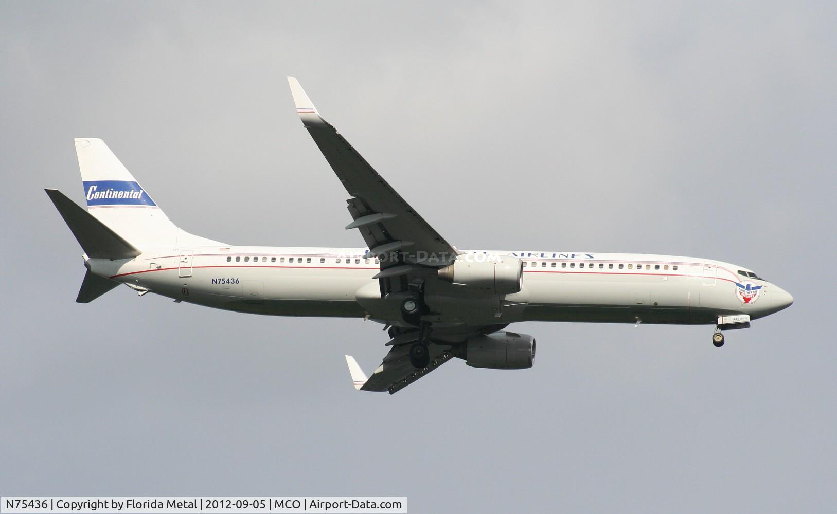 N75436, 2009 Boeing 737-924/ER C/N 33531, United Retro Continental livery 737-900