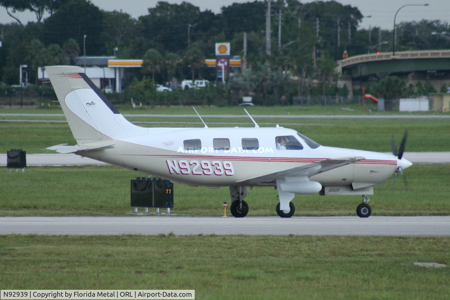 N92939, 1997 Piper PA-46-350P Malibu Mirage C/N 4636119, PA-46-350P