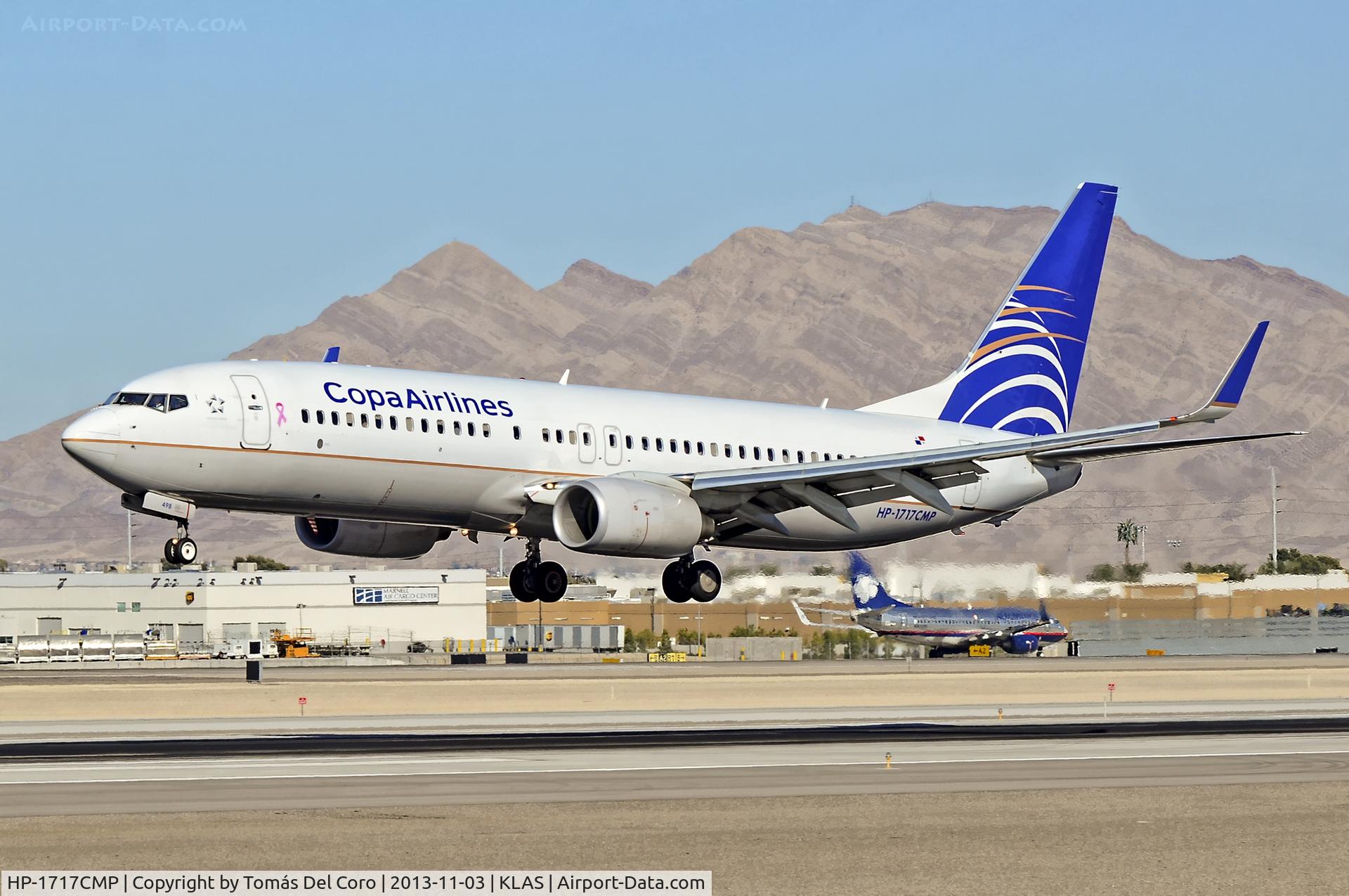 HP-1717CMP, 2011 Boeing 737-8V3 C/N 40665, HP-1717CMP Copa Airlines Boeing 737-8V3 - cn 40665 / ln 3595 - McCarran International Airport, Las Vegas

November 3 , 2013
Photo: Tomás Del Coro