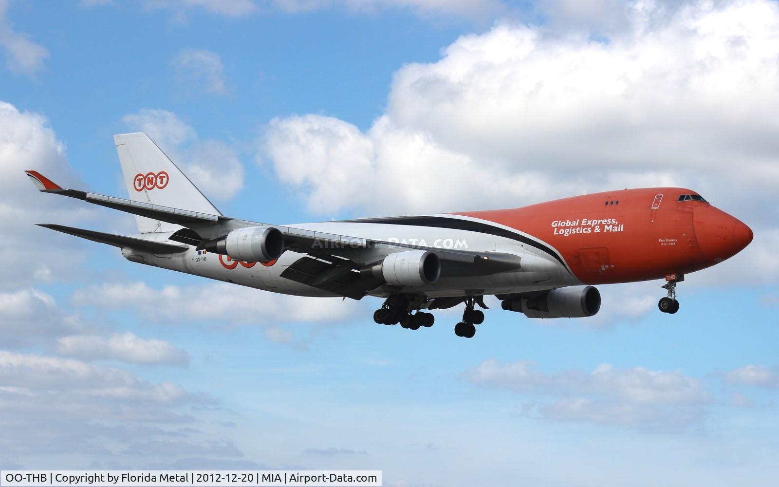 OO-THB, 2007 Boeing 747-4HAERF C/N 35234, TNT 747-400F