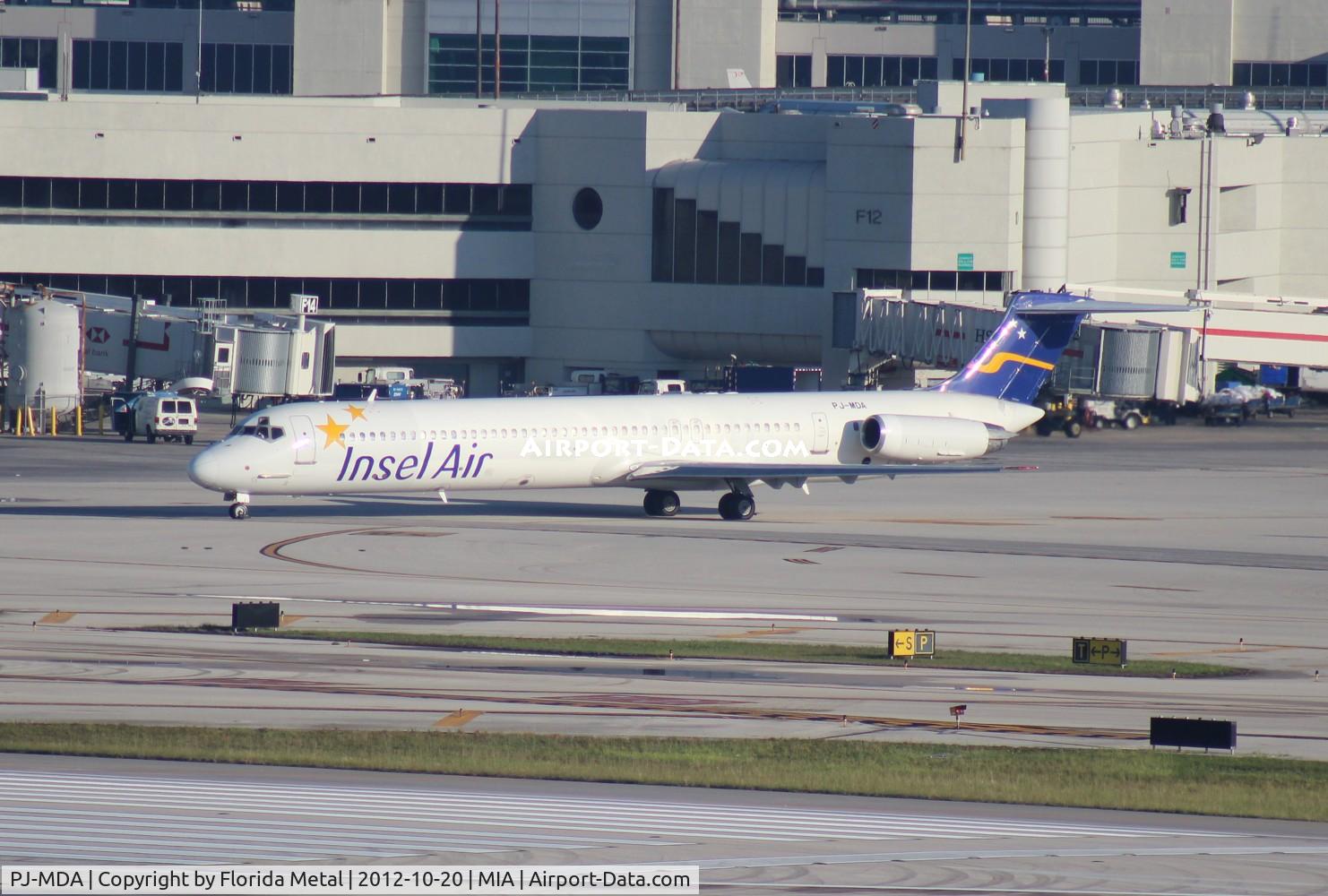 PJ-MDA, 1987 McDonnell Douglas MD-83 (DC-9-83) C/N 49449, Insel Air MD-83