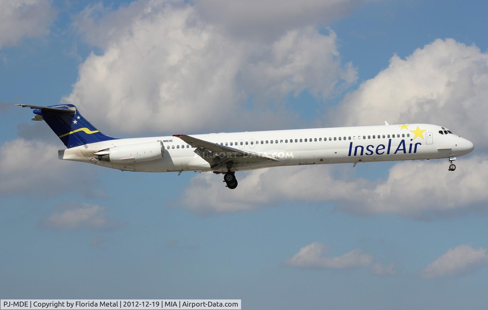 PJ-MDE, 1990 McDonnell Douglas MD-82 (DC-9-82) C/N 49971, Insel Air MD-82