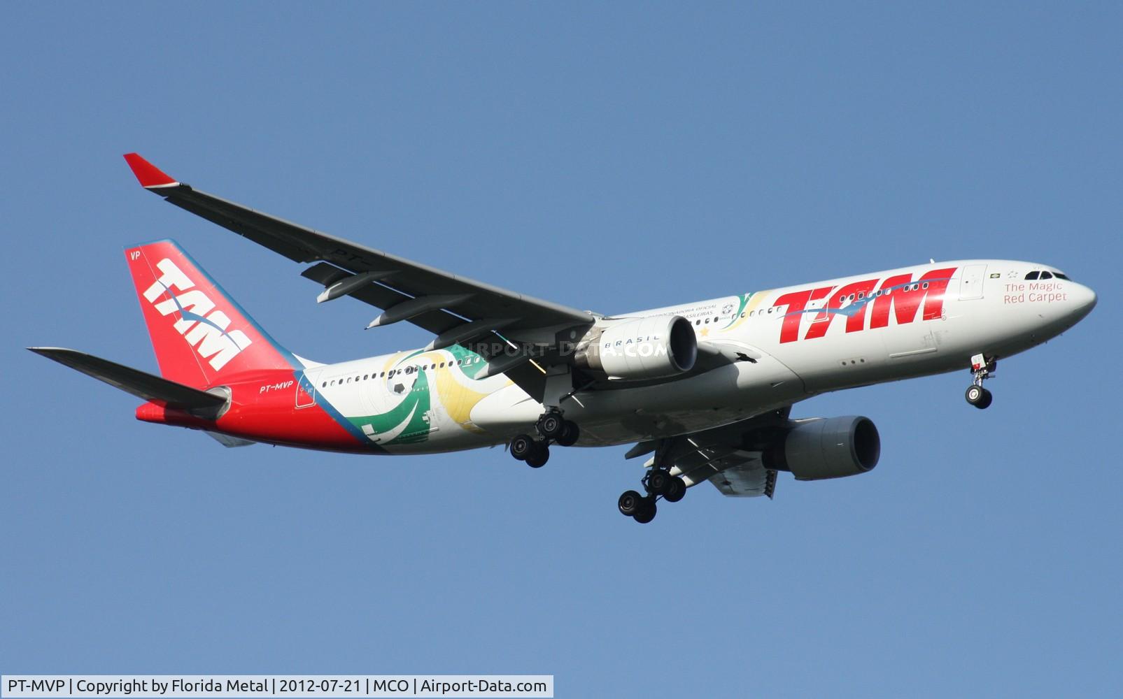 PT-MVP, 2008 Airbus A330-223 C/N 961, TAM Futbol colors A330 (unfortunately has since been repainted into regular colors)