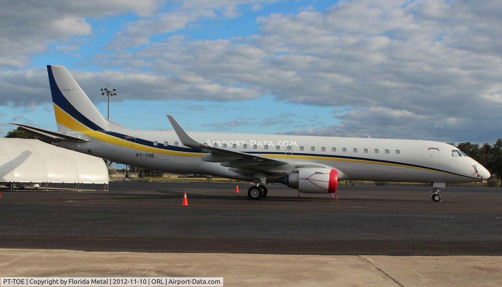 PT-TOE, Embraer ERJ-190-100ECJ Lineage 1000 C/N 19000317, Embraer Lineage 1000