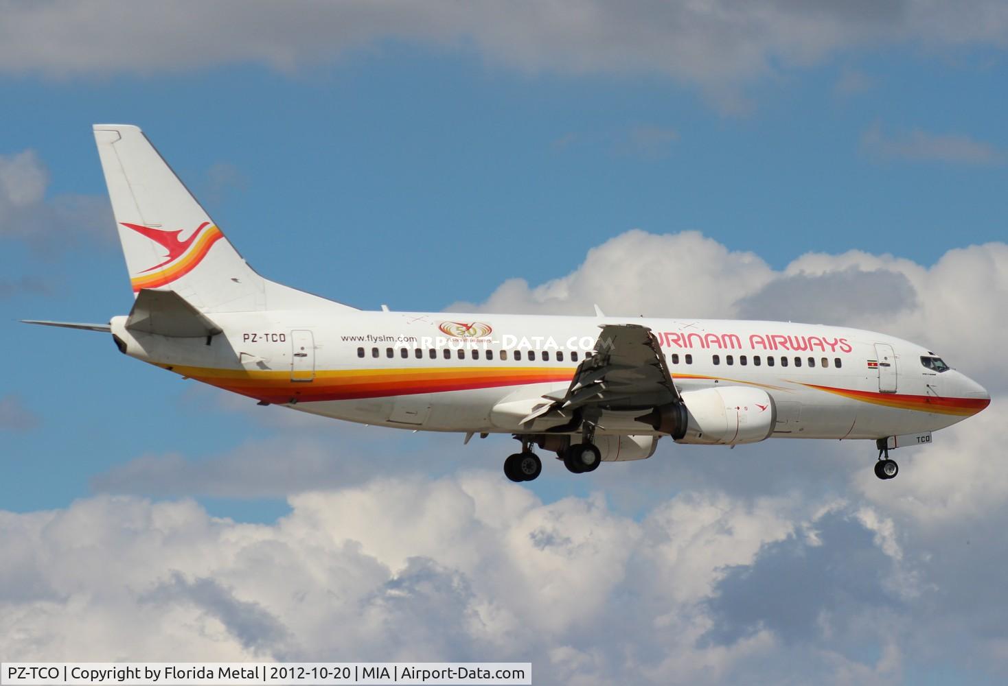 PZ-TCO, 1997 Boeing 737-36N C/N 28669, Surinam Airways 737-300