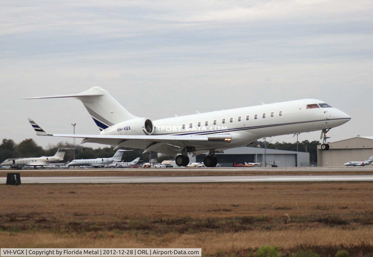 VH-VGX, 2001 Bombardier BD-700-1A10 Global Express C/N 9079, Global Express from Australia