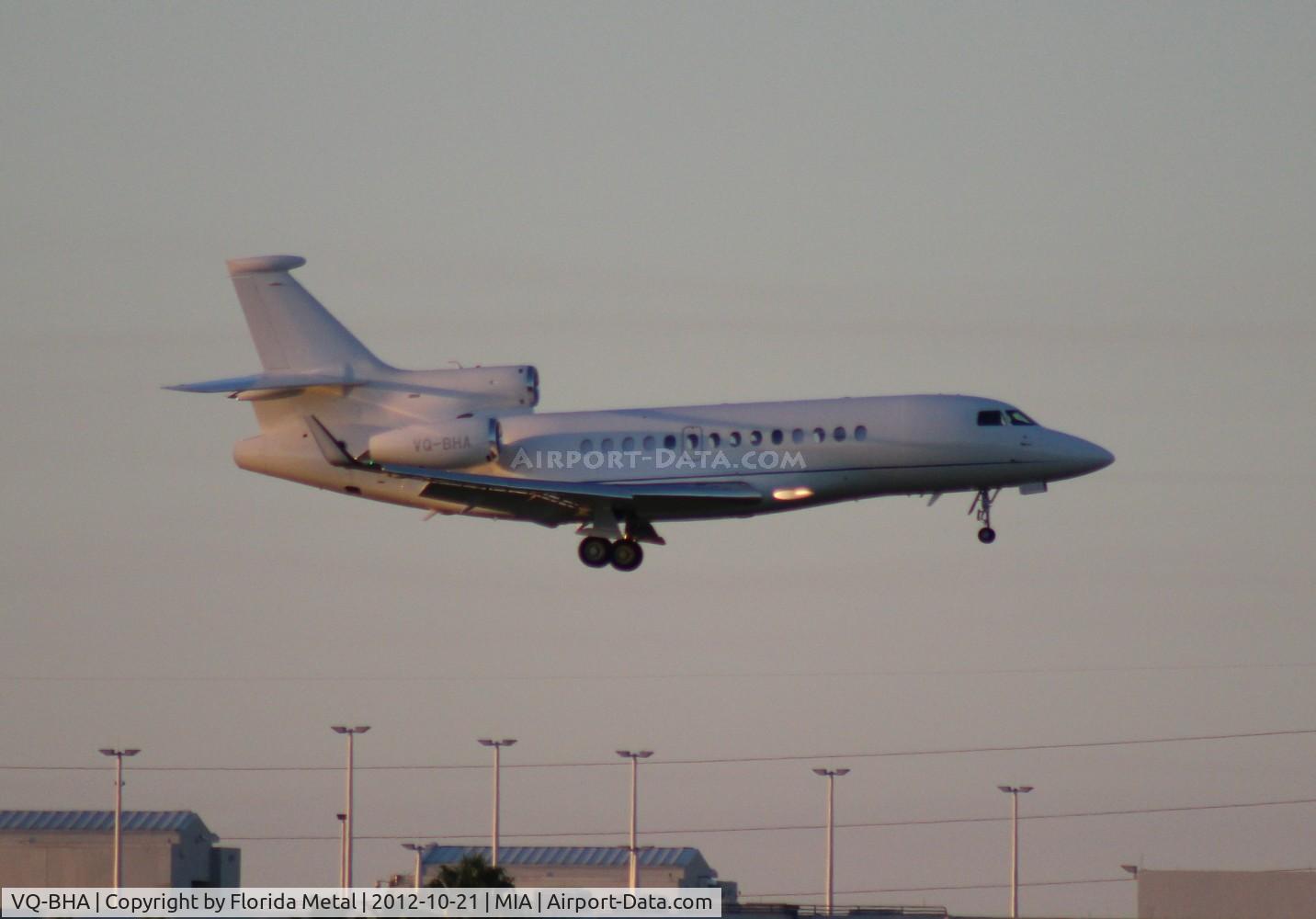 VQ-BHA, 2009 Dassault Falcon 7X C/N 84, Falcon 7X