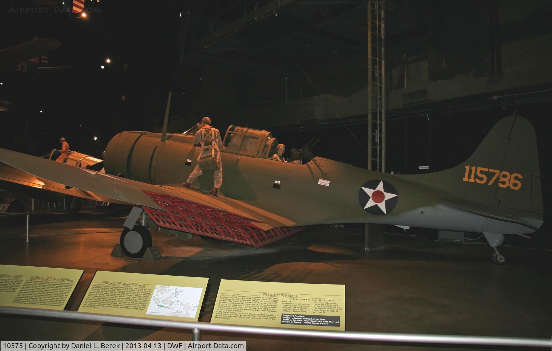 10575, Douglas SBD-4 Dauntless C/N 2565, This SBD Dauntless is painted as an A-24, 115786.