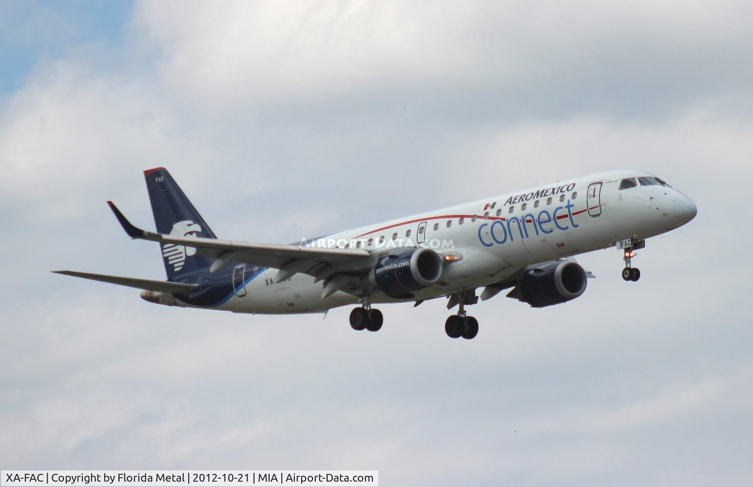 XA-FAC, 2007 Embraer 190AR (ERJ-190-100IGW) C/N 19000234, Aeromexico E190
