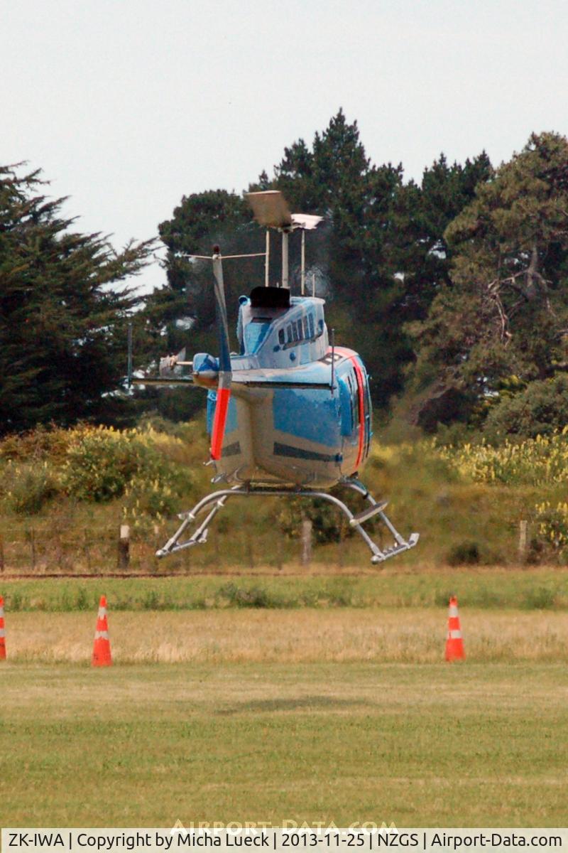 ZK-IWA, Bell 206L-3 LongRanger III C/N 51543, At Gisborne