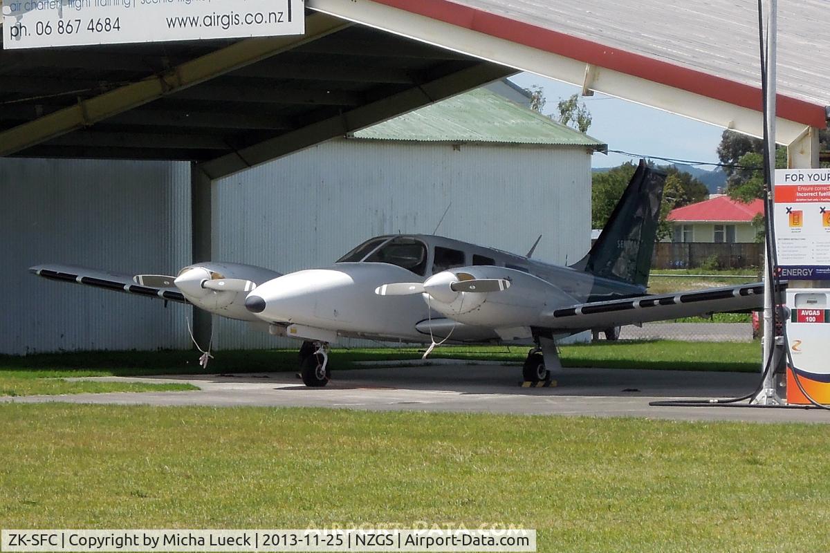 ZK-SFC, Piper PA-34-200T C/N 34-7770054, At Gisborne