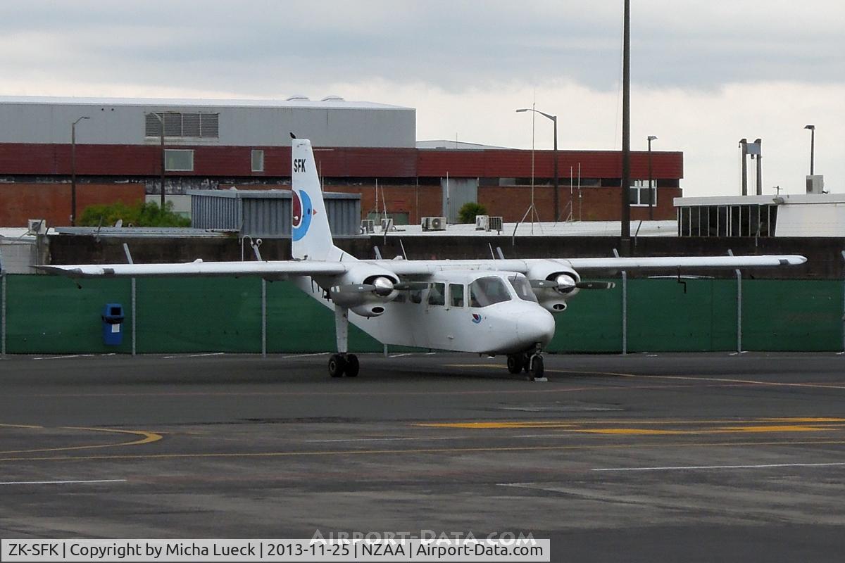 ZK-SFK, Britten-Norman BN-2A Islander C/N 236, At Auckland