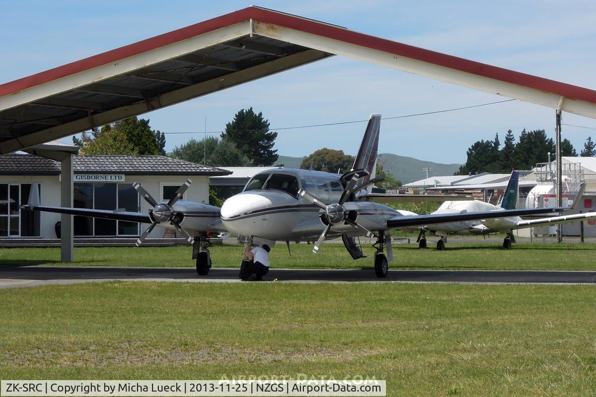 ZK-SRC, 1977 Piper PA-31-325 Navajo C/R C/N 31-7712075, At Gisborne