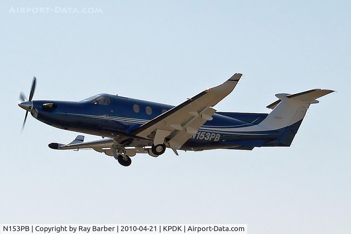 N153PB, 1996 Pilatus PC-12/45 C/N 153, Pilatus PC-12/45 [153] Atlanta-Dekalb Peachtree~N 21/04/2010