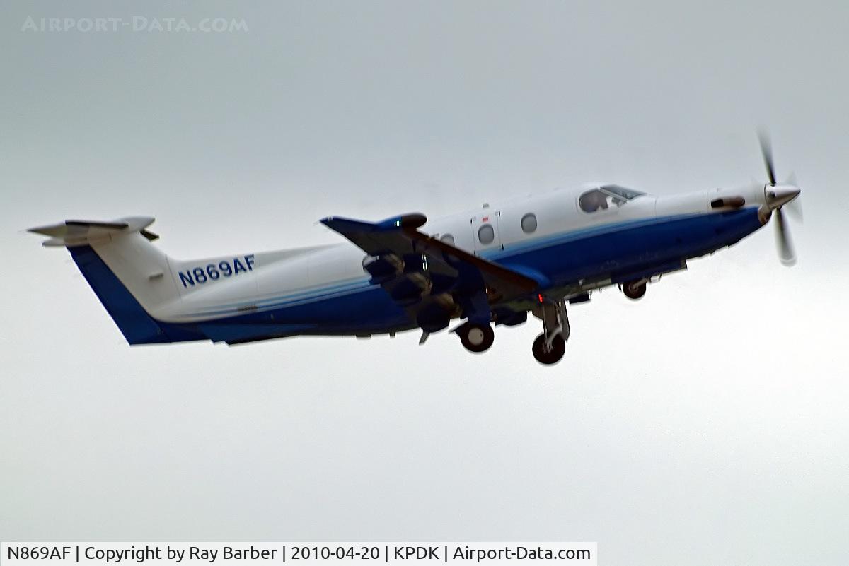 N869AF, 2008 Pilatus PC-12/47 C/N 869, Pilatus PC-12/47 [869] Atlanta-Dekalb Peachtree~N 20/04/2010