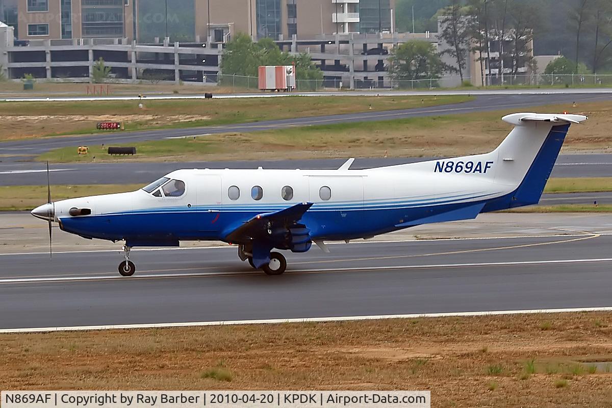 N869AF, 2008 Pilatus PC-12/47 C/N 869, Pilatus PC-12/47 [869] Atlanta-Dekalb Peachtree~N 20/04/2010