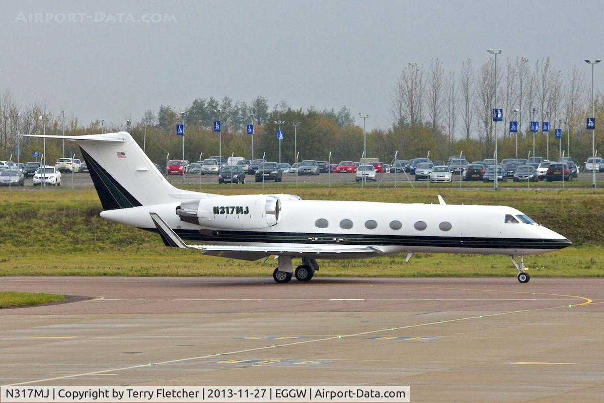 N317MJ, 1989 Gulfstream Aerospace G-IV C/N 1122, 1989 Gulfstream Aerospace G-IV, c/n: 1122 at Luton