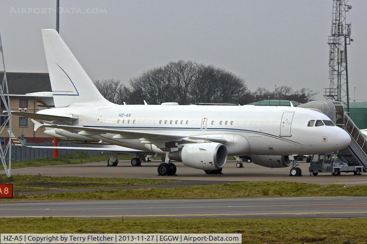 HZ-A5, 2006 Airbus ACJ318 (A318-112/CJ) C/N 2910, 2006 Airbus A318-112 CJ Elite, c/n: 2910 at Luton