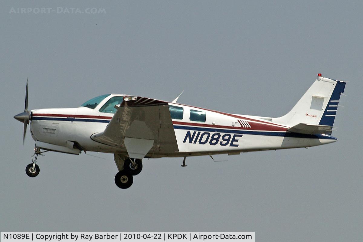 N1089E, 1996 Raytheon Aircraft Company A36 Bonanza C/N E-3030, Beech A36 Bonanza 36 [E-3030] Atlanta-Dekalb Peachtree~N 22/04/2010