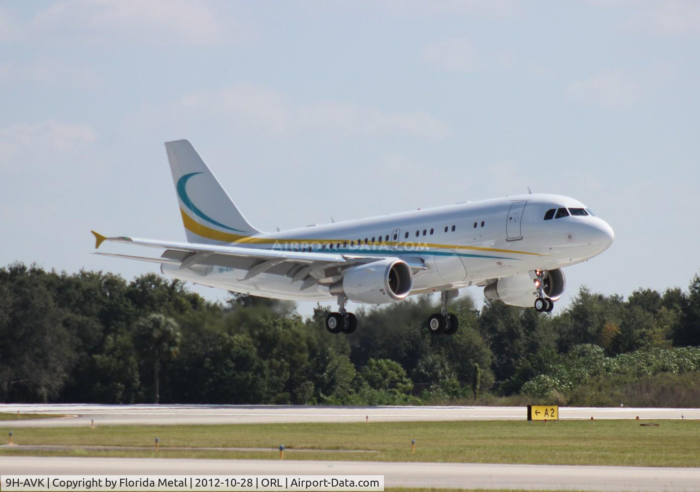 9H-AVK, 2011 Airbus ACJ319 (A319-115/CJ) C/N 4622, Comlux Aviation A319