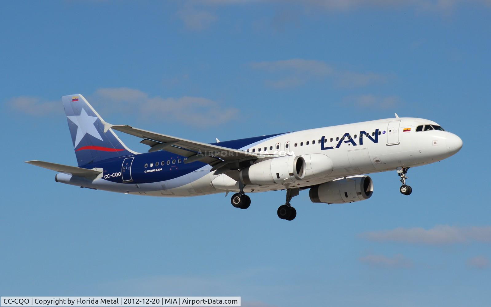 CC-CQO, 2008 Airbus A320-233 C/N 3535, LAN Colombia A320