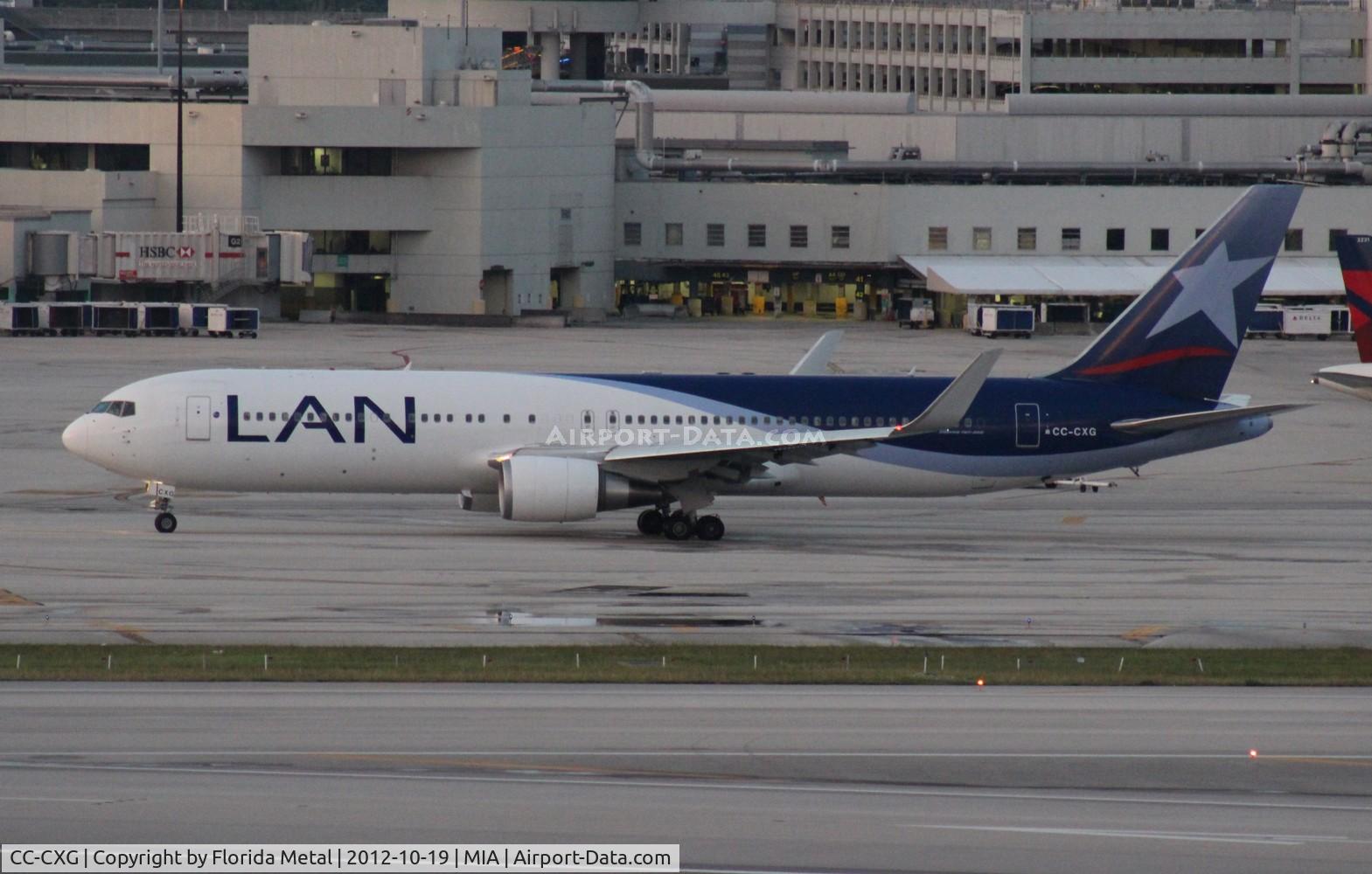 CC-CXG, 2008 Boeing 767-316/ER C/N 36712, LAN 767-300